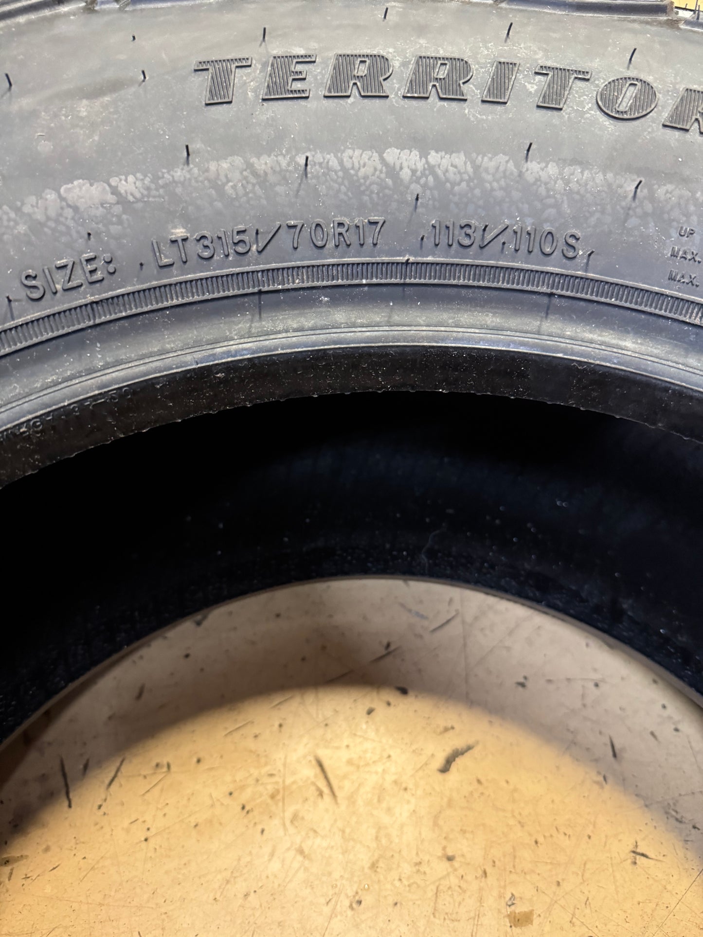 GOODYEAR WRANGLER TERRITORY MT BSW LT 315 70 17 113/110S 6PLY TIRE 796270833