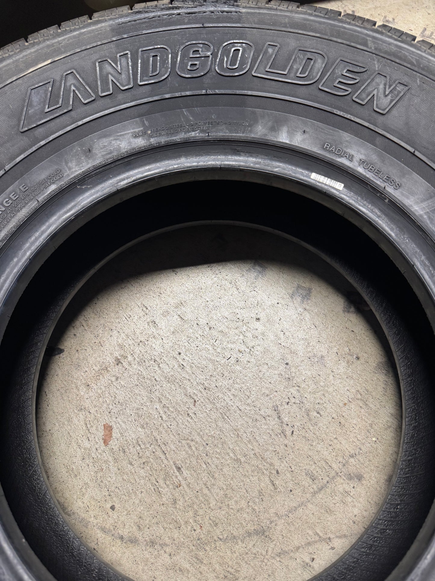 NOS LANDGOLDEN LGT67 H/T BSW LT 265 75 16 123/120Q 10PLY HIGHWAY TERRAIN TIRE LT1626575LG1