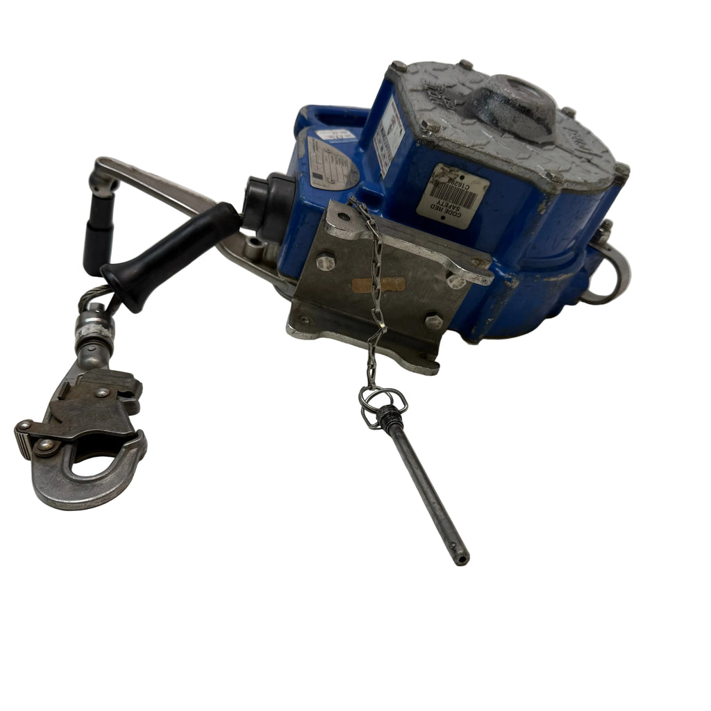 USED DBI-SALA SEALED-BLOK SELF-RETRACTING LIFELINE 3400922, 50 FT, SILVER