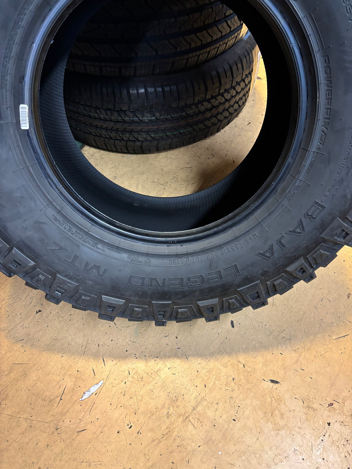 2 MICKEY THOMPSON BAJA LEGEND MTX LT 35 12.5 17 119Q 6PLY MUD TIRE 331141005