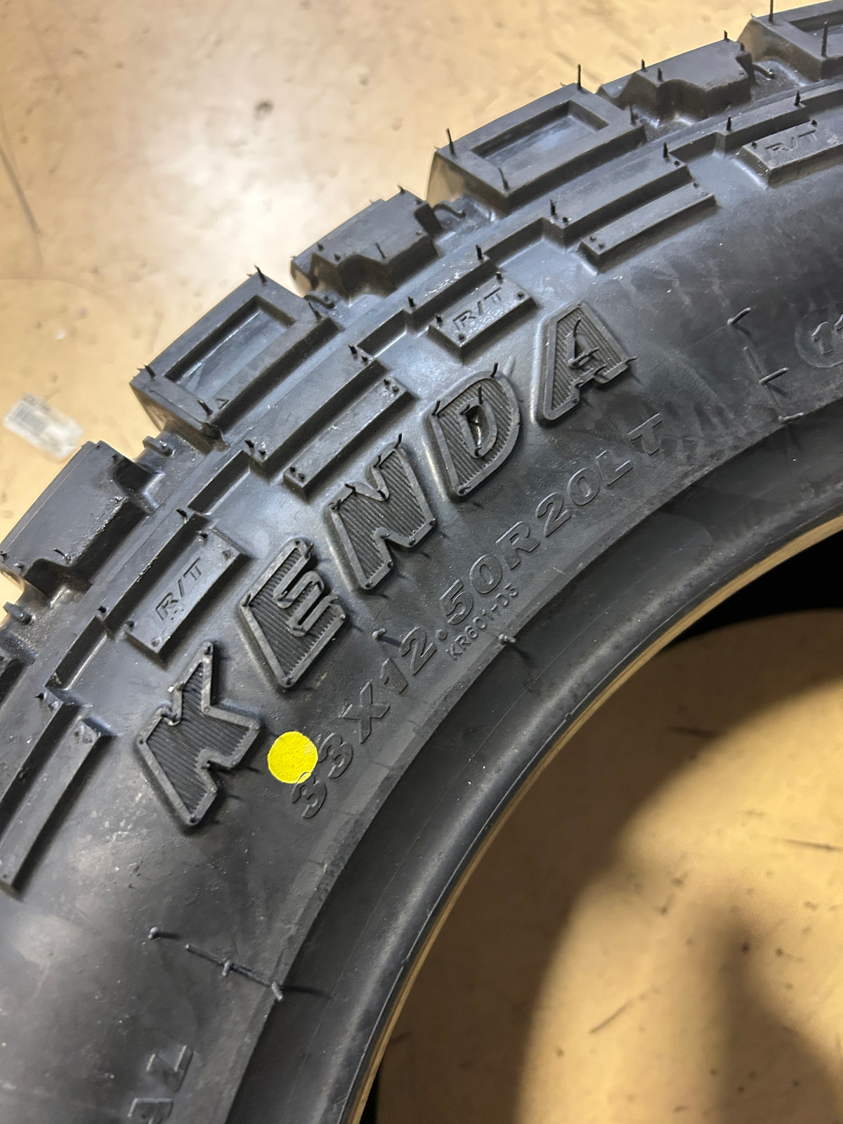 KENDA KLEVER R/T BSW LT 33 12.5 20 119R 12PLY RUGGED TIRE 601009