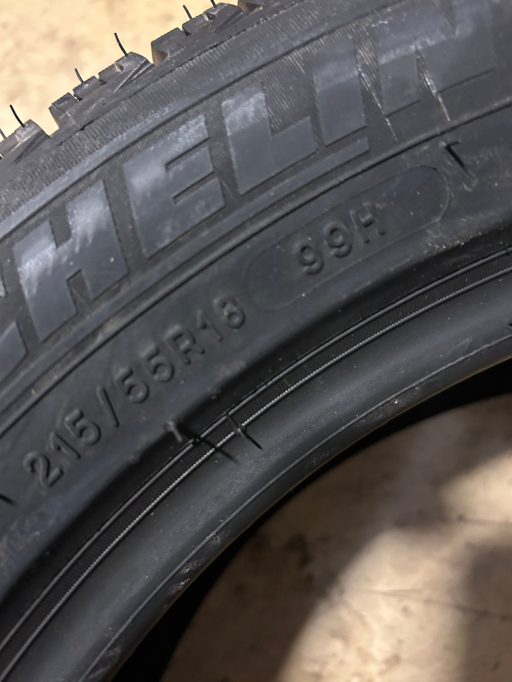 2 NOS MICHELIN X-ICE XI3 BSW P 215 55 18 99H XL WINTER TIRE 56478