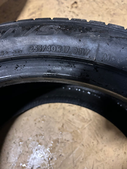 TOYO PROXES SPORT A/S BSW P 255 40 17 98W XL UHP TIRE 223490