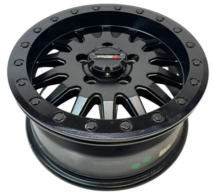 SYSTEM 3 BEADLOCK BLACK/GUNMETAL GREY WHEEL 15X6.5 ET+38 5X115 TD040B