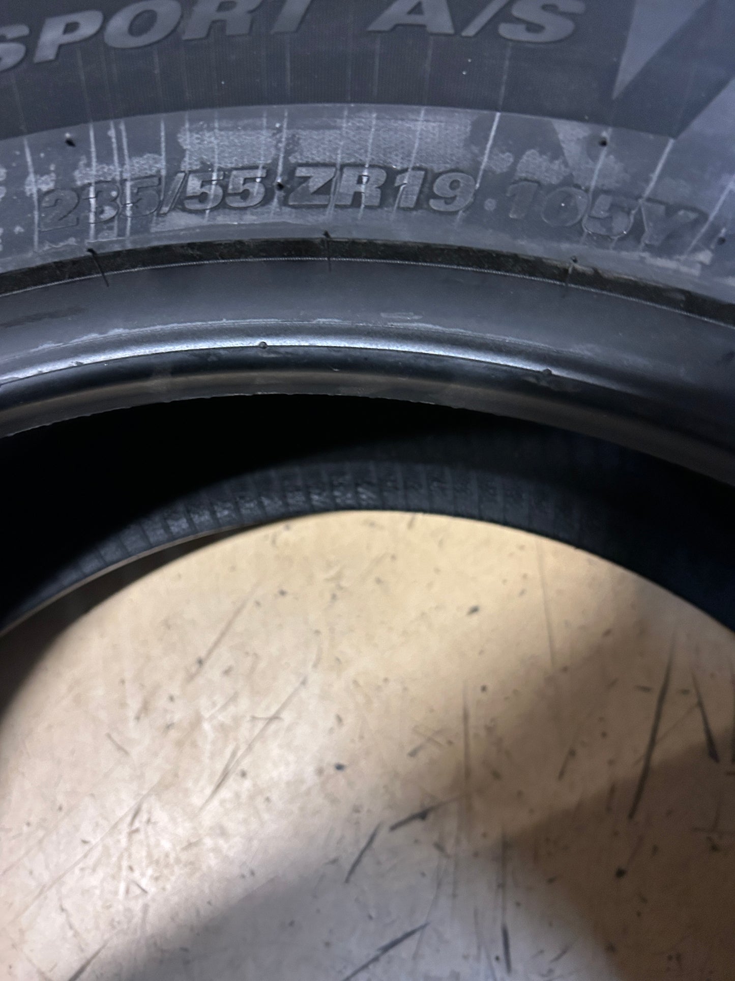 2 KUMHO ECSTA SPORT A/S PA71 BSW P 235 55 19 105Y XL ALL SEASON TIRE 2372703