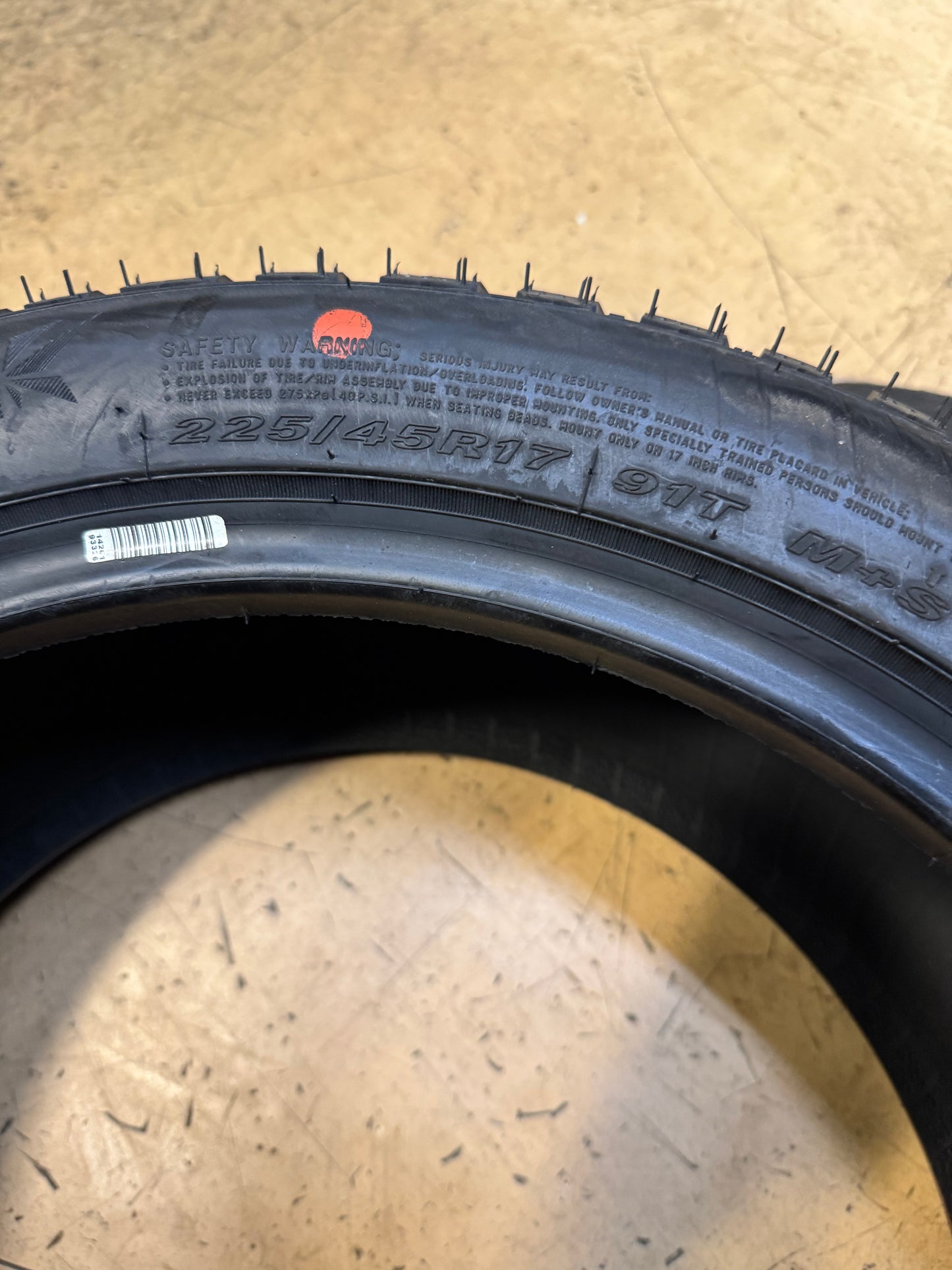 NEXEN WINGUARD WINSPIKE 3 BSW P 225 45 17 91T WINTER TIRE 18425NXK