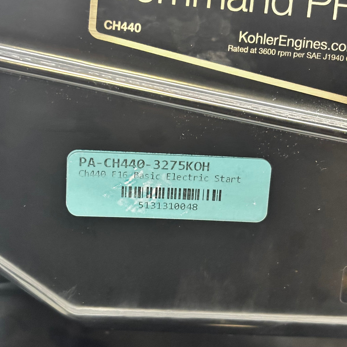 KOHLER CH440-3275 HORIZONTAL COMMAND PRO ENGINE, REPLACES CH440-3031
