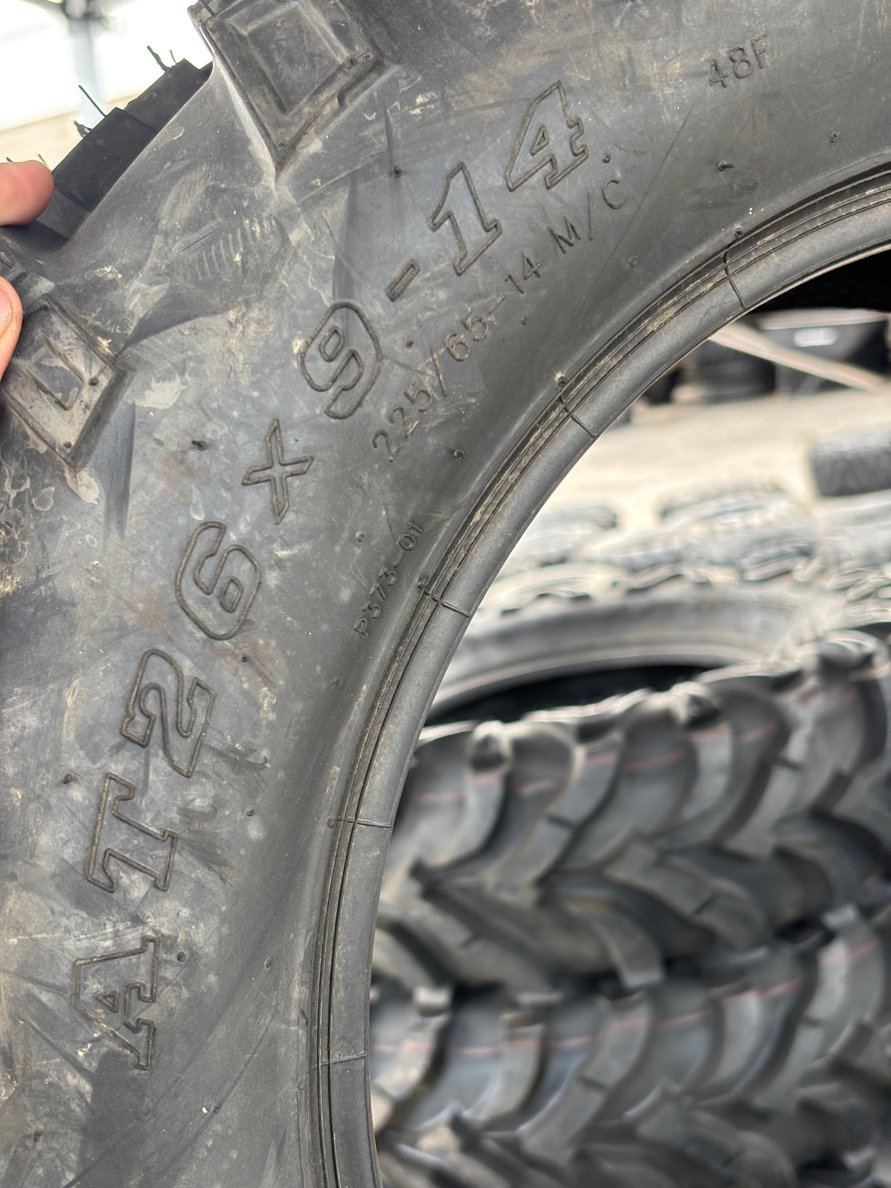 (KSL ONLY) 4 NOS WANDA P373 BSW P 26 9 14 48F 6PLY ATV/UTV TIRE 10305