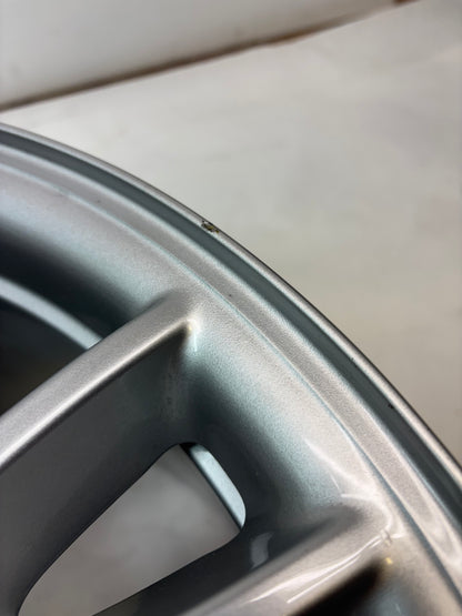 USED TESLA S WHEEL 7 SPLIT-SPOKE DARK SILVER METALLIC 19 10.5 5X120 1420222-00-A