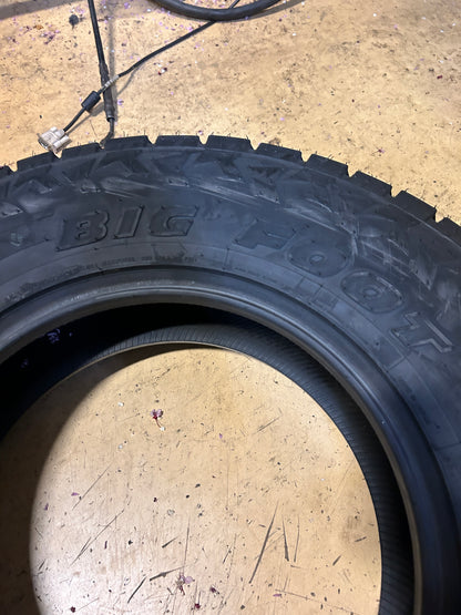 NOS BIG O BIG FOOT A/T II BSW P 245 70 16 107T ALL TERRAIN TIRE BIGII2457016