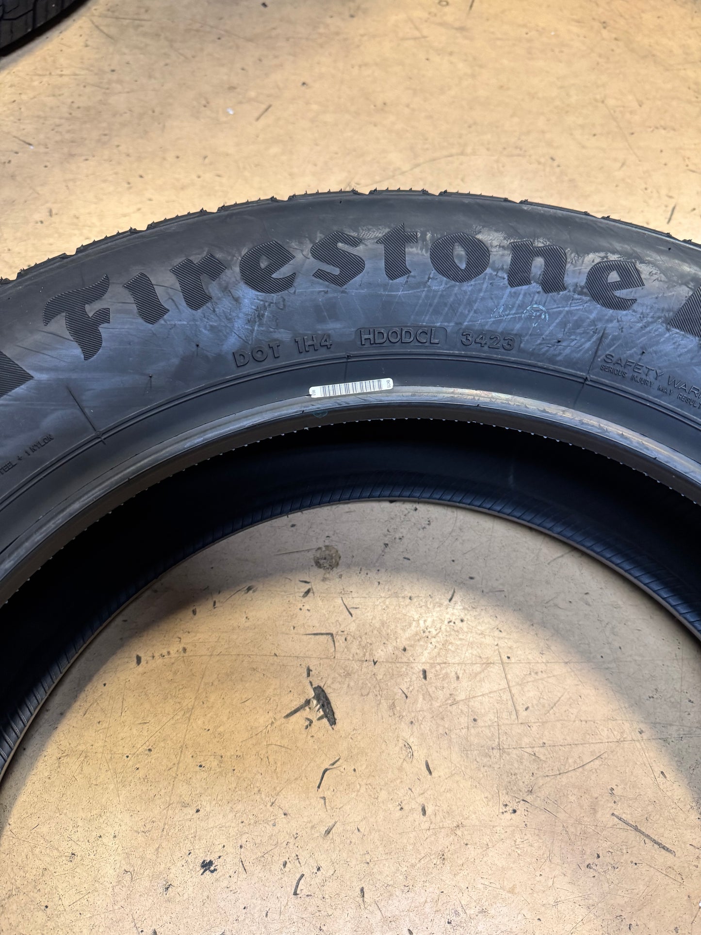 FIRESTONE WEATHERGRIP BSW P 225 60 18 100H ALL WEATHER TIRE 009169