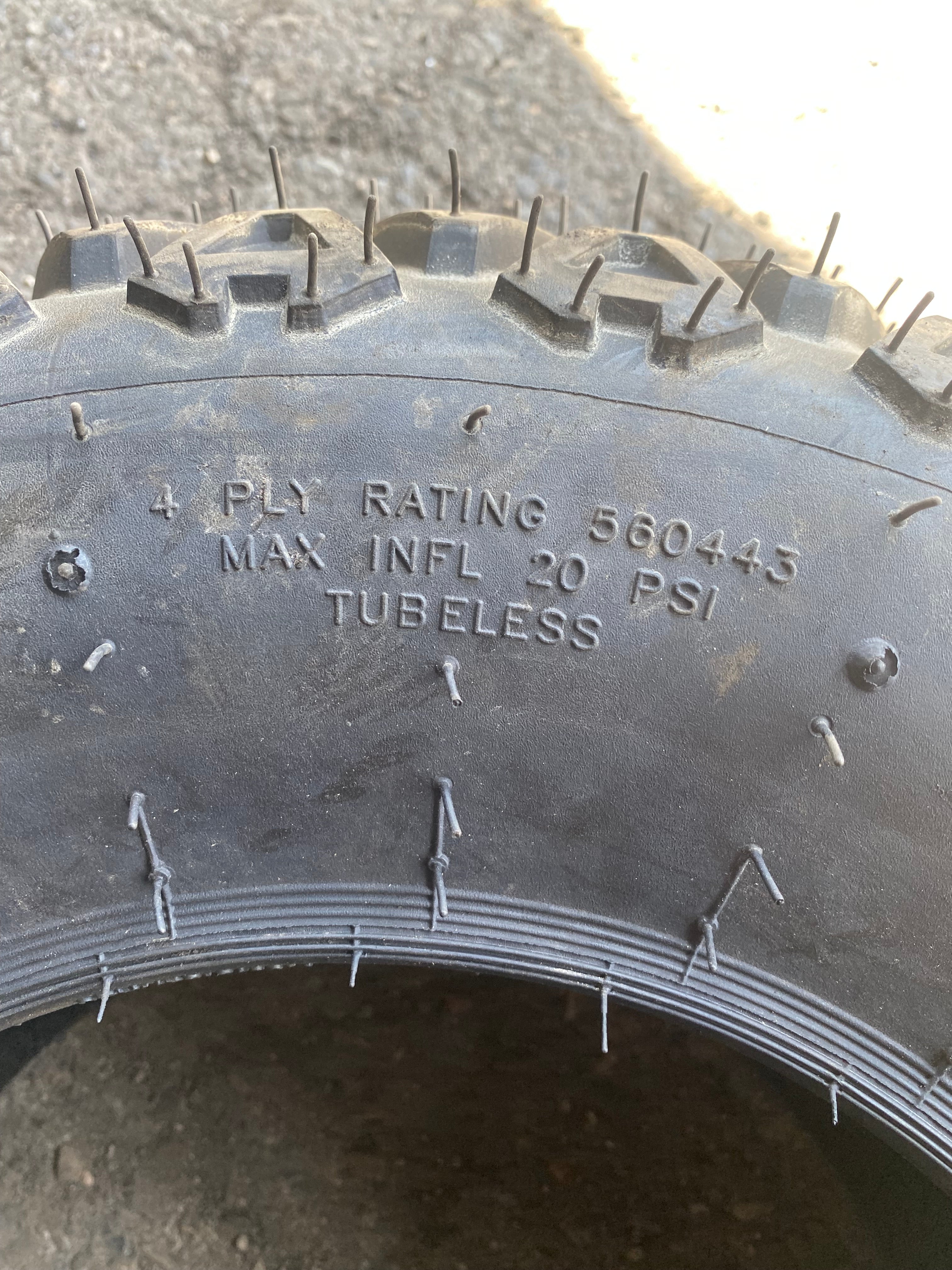 CARLISLE ALL TRAIL II  25 9 12 ATV/UTV TIRE 560443