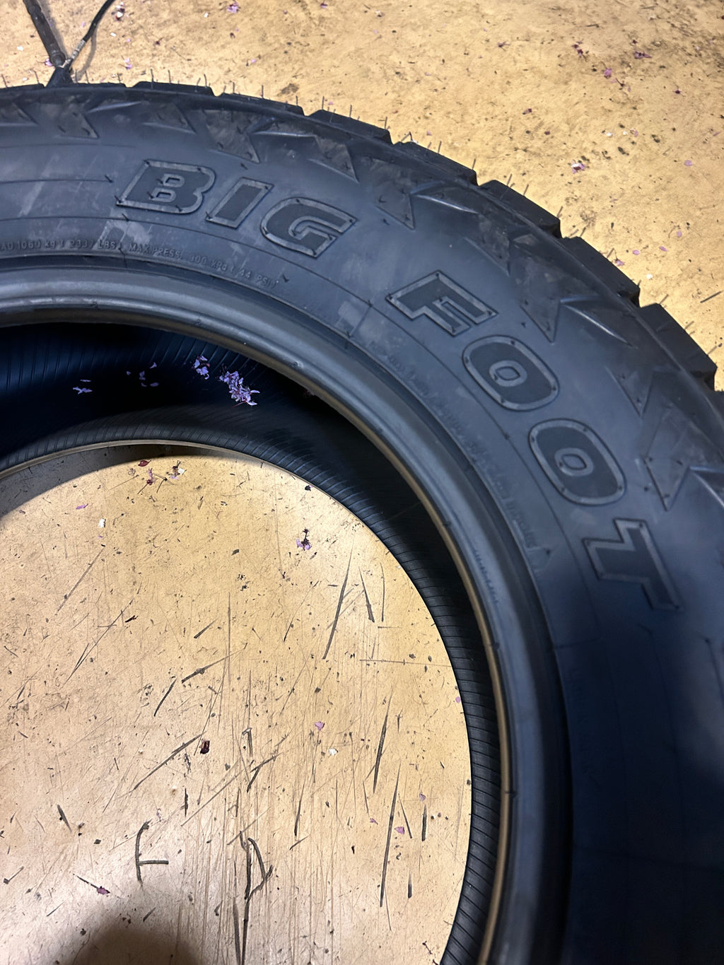 BIG O BIG FOOT A/T II BSW P 265 60 18 110T ALL TERRAIN TIRE BIGO2656018