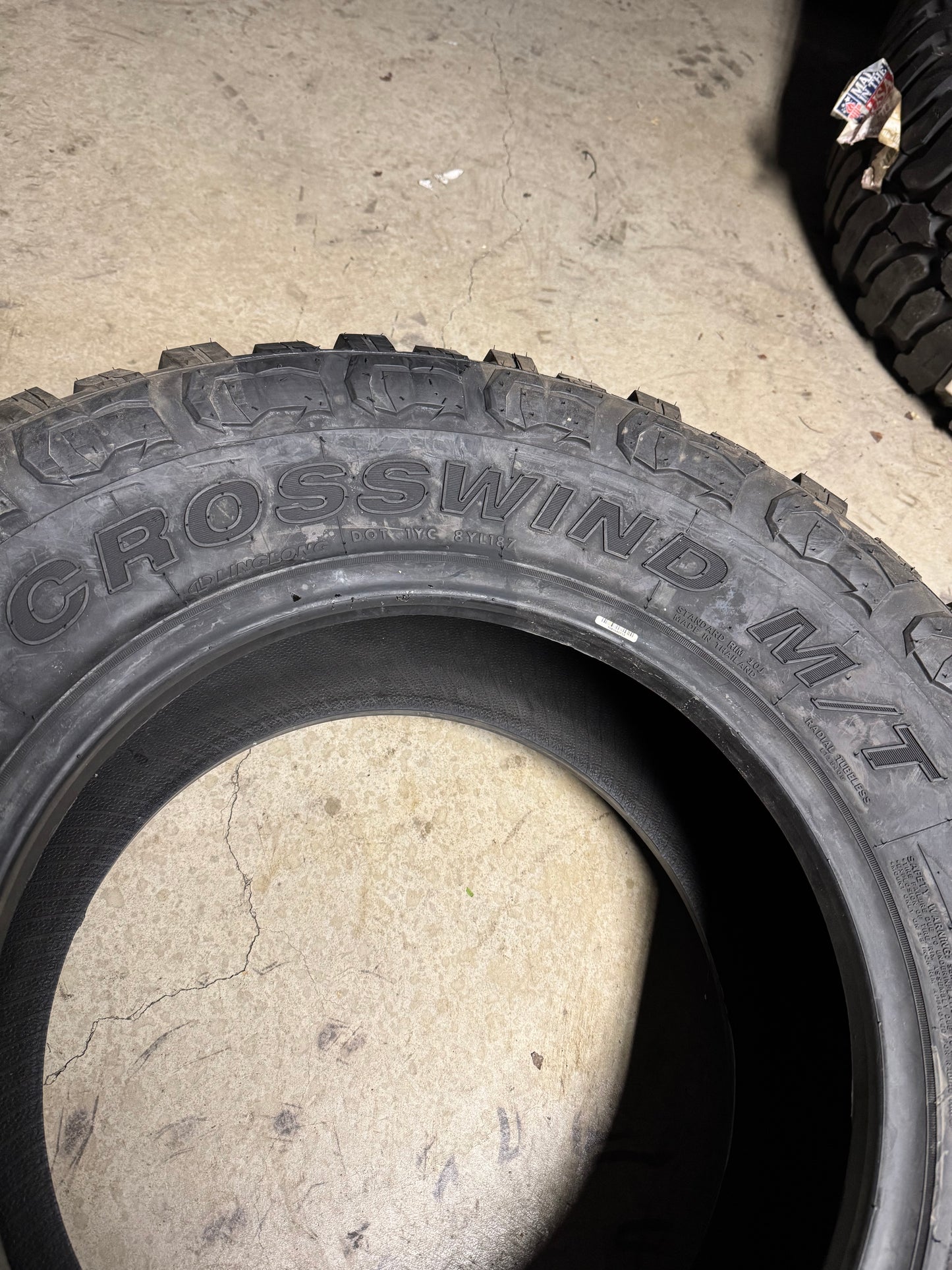 NOS LINGLONG CROSSWIND M/T BSW LT 35 12.5 18 123Q 10PLY MUD TERRAIN TIRE MTR2809LL