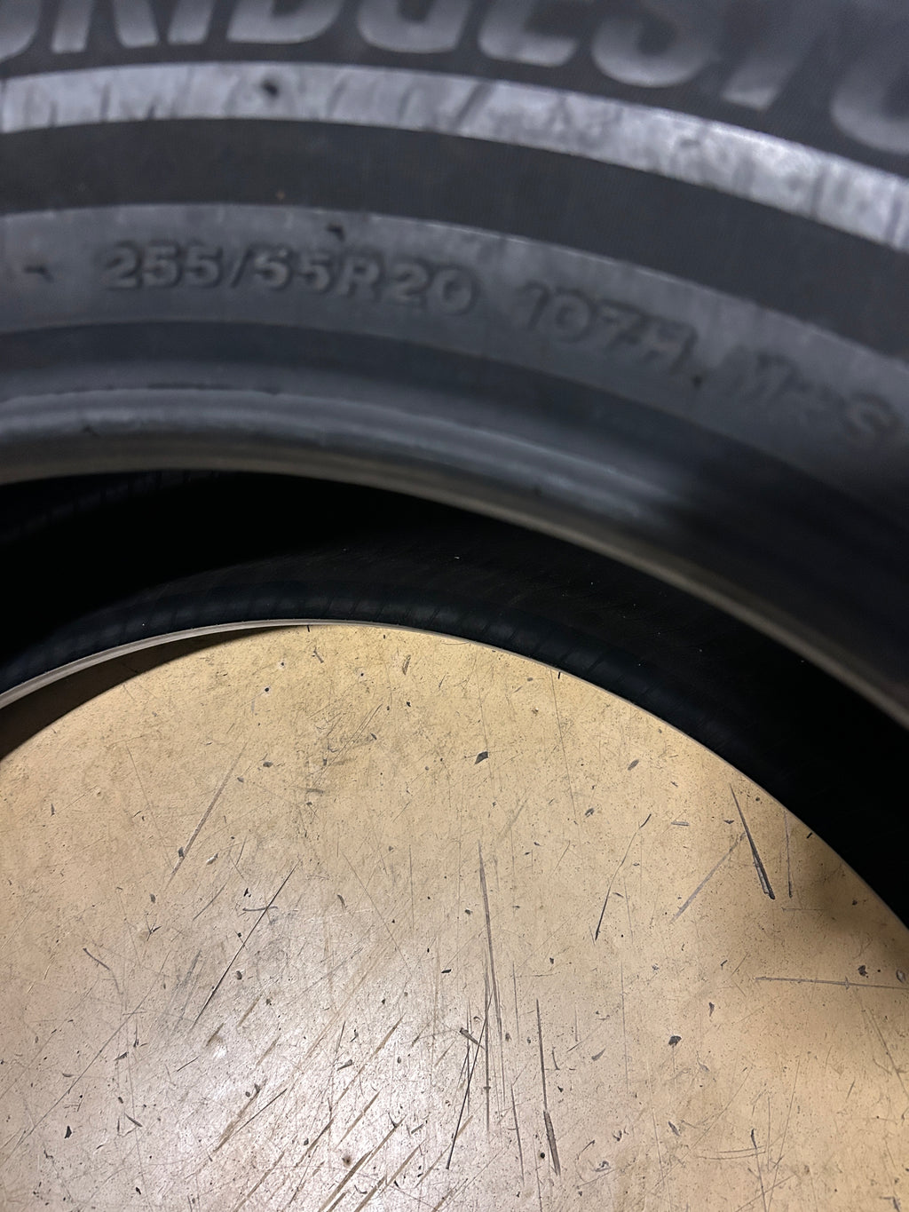 BRIDGESTONE WEATHERPEAK BSW P 255 55 20 107H ALL WEATHER TIRE 014258