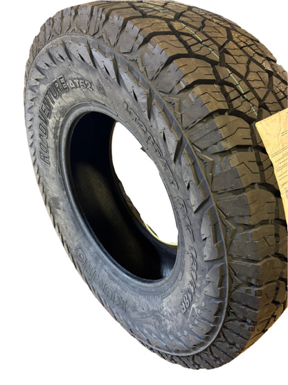 (KSL ONLY) 4 KUMHO ROAD VENTURE AT52 BSW LT 285 70 17 121/118R LRE 10PLY ALL TERRAIN TIRE 2283813