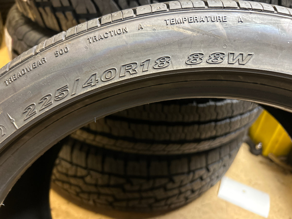 2 NEXEN NPRIZ AH8 BW P 225 40 18 88W ALL SEASON TIRE 14708NXXK