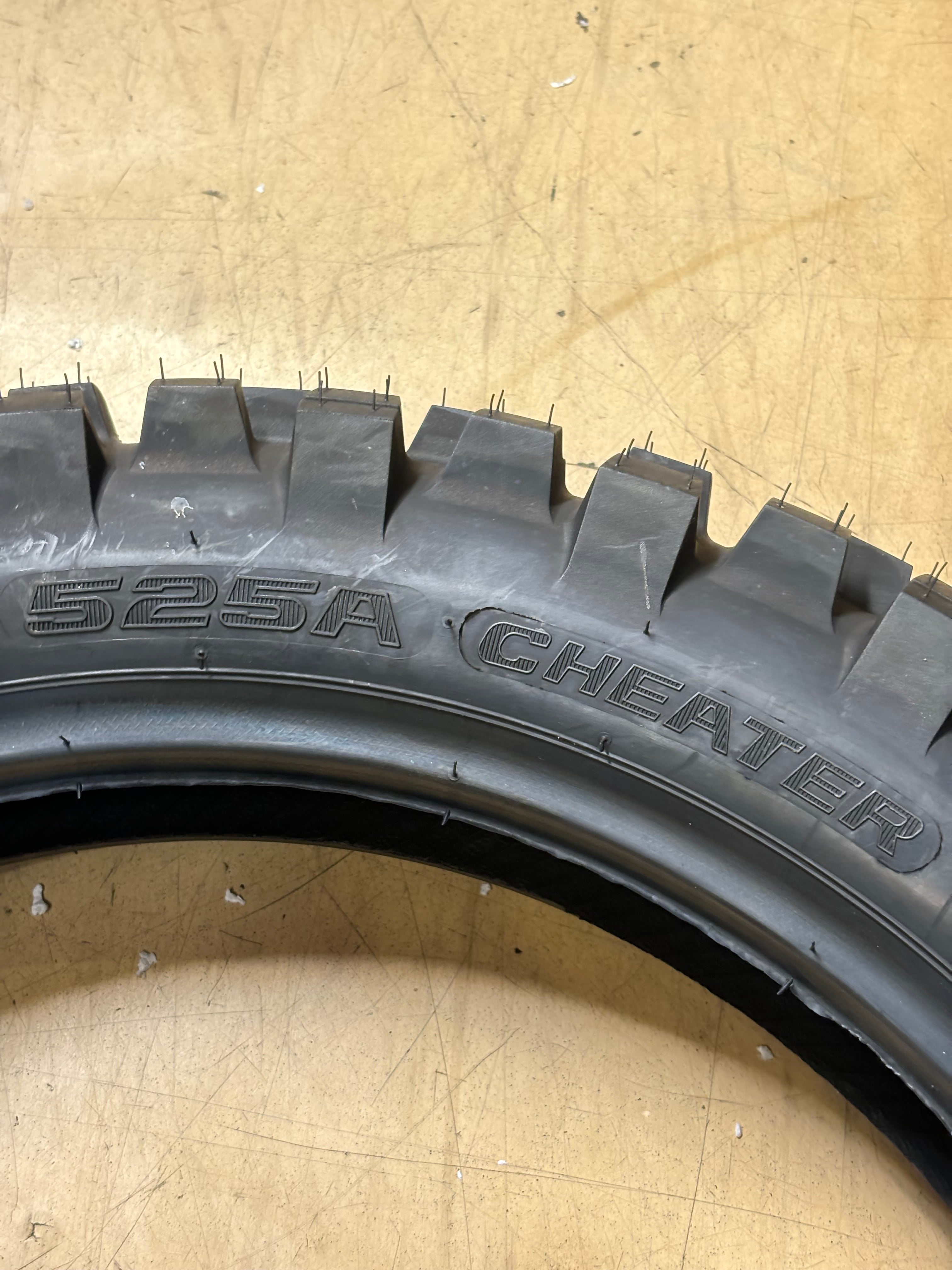 SHINKO 525 CHEATER 110 100 18 64M REAR MOTORCYCLE TIRE 87-4326S