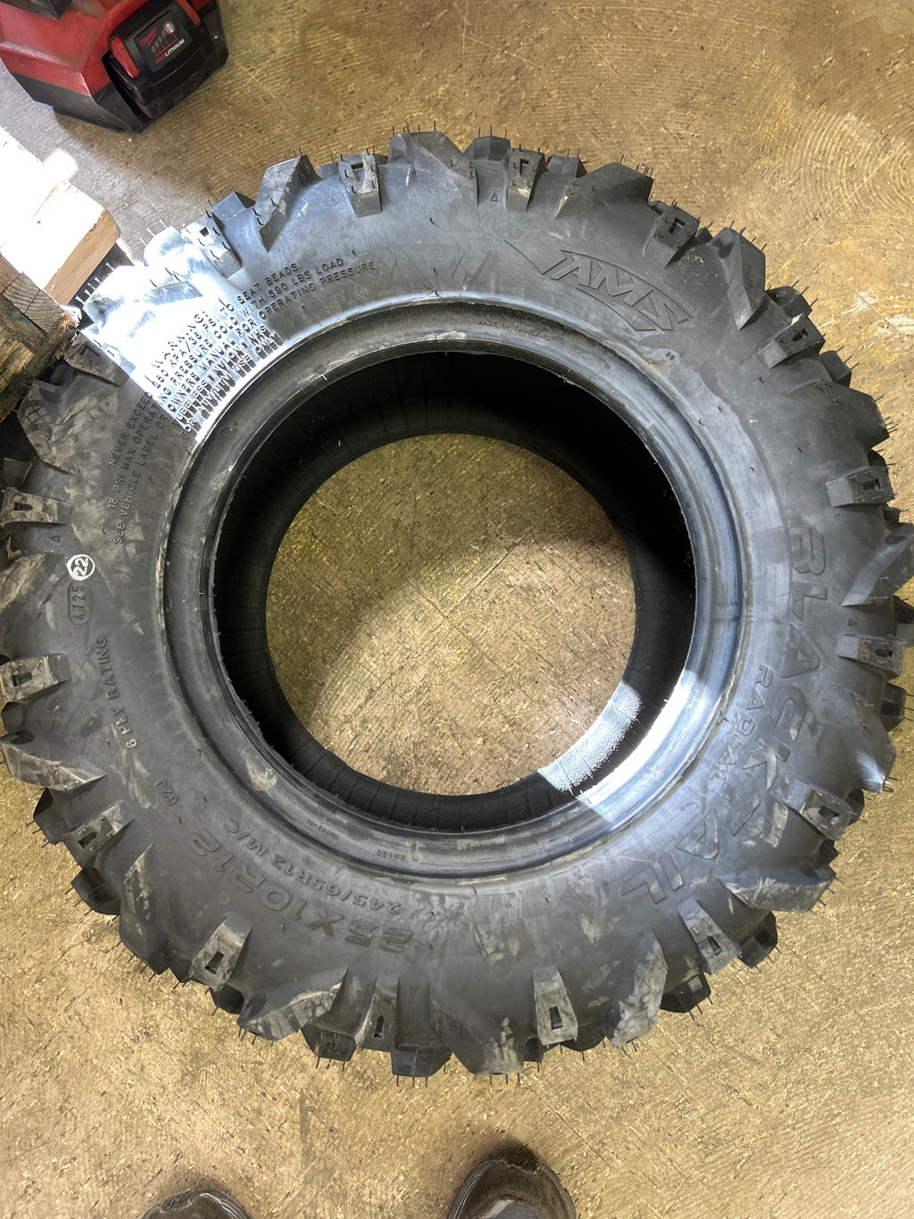 AMS BACKTAIL BSW  25 10 12 62J 6PLY ATV/UTV TIRE 1257-361