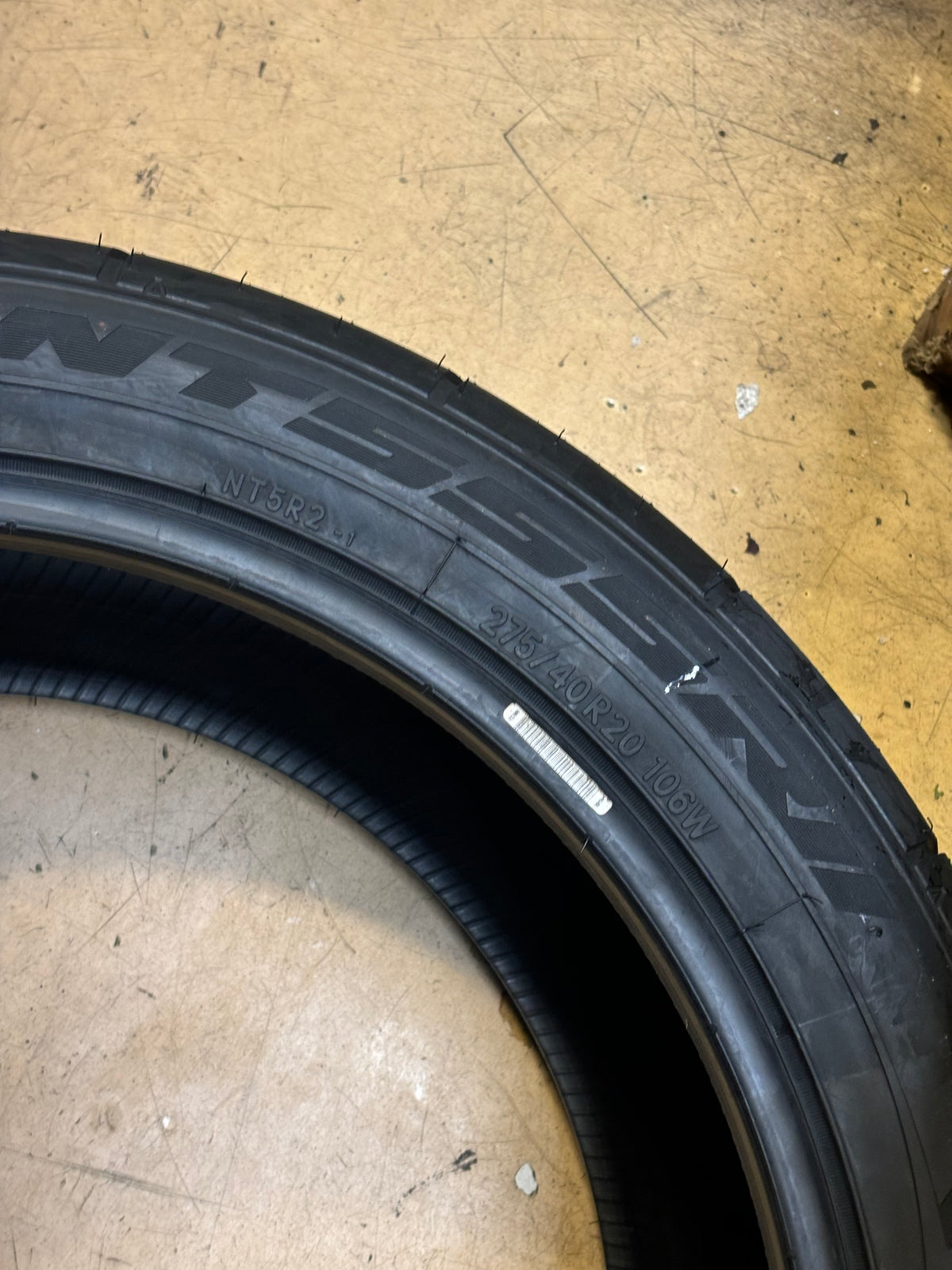 NITTO NT555 RII BSW P 275 40 20 106W XL COMPETITION DRAG TIRE 108660