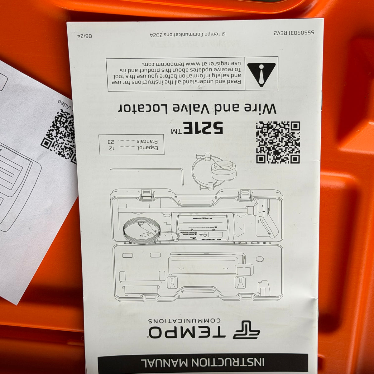 TEMPO COMMUNICATIONS 521E WIRE & VALVE LOCATING SYSTEM