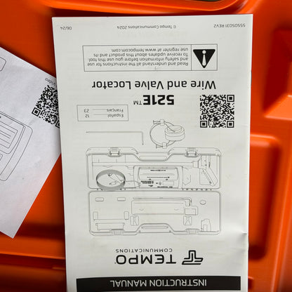 TEMPO COMMUNICATIONS 521E WIRE & VALVE LOCATING SYSTEM