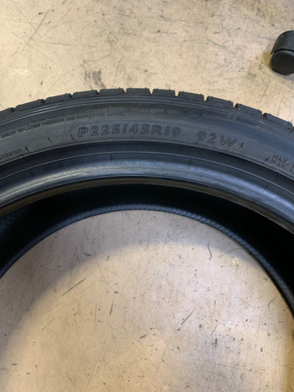 4 DUNLOP SP SPORT 5000 BSW P 225 45 19 92W UHP ALL SEASON TIRE 265037649