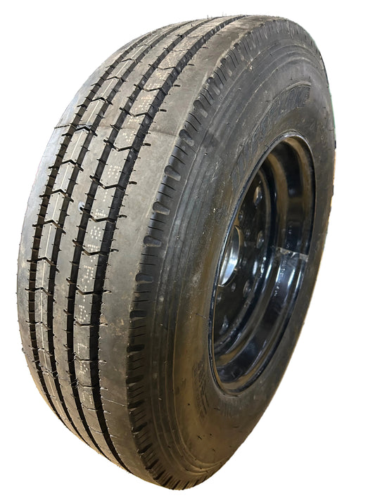 WESTLAKE CR960A BSW 235 75 17.5 143/141L 18PLY SEMI TIRE W/ WHEEL 1347777