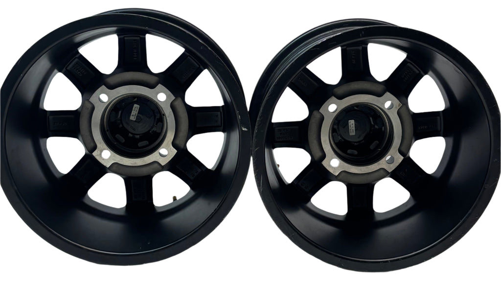 2 TUSK TD671B CASCADE MATTE BLACK WHEELS 4X4.5 14X7 ET30