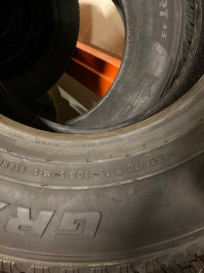 NOS GENERAL HTS60  BSW P 255 70 15 108S SL ALL SEASON TIRE 04504580000