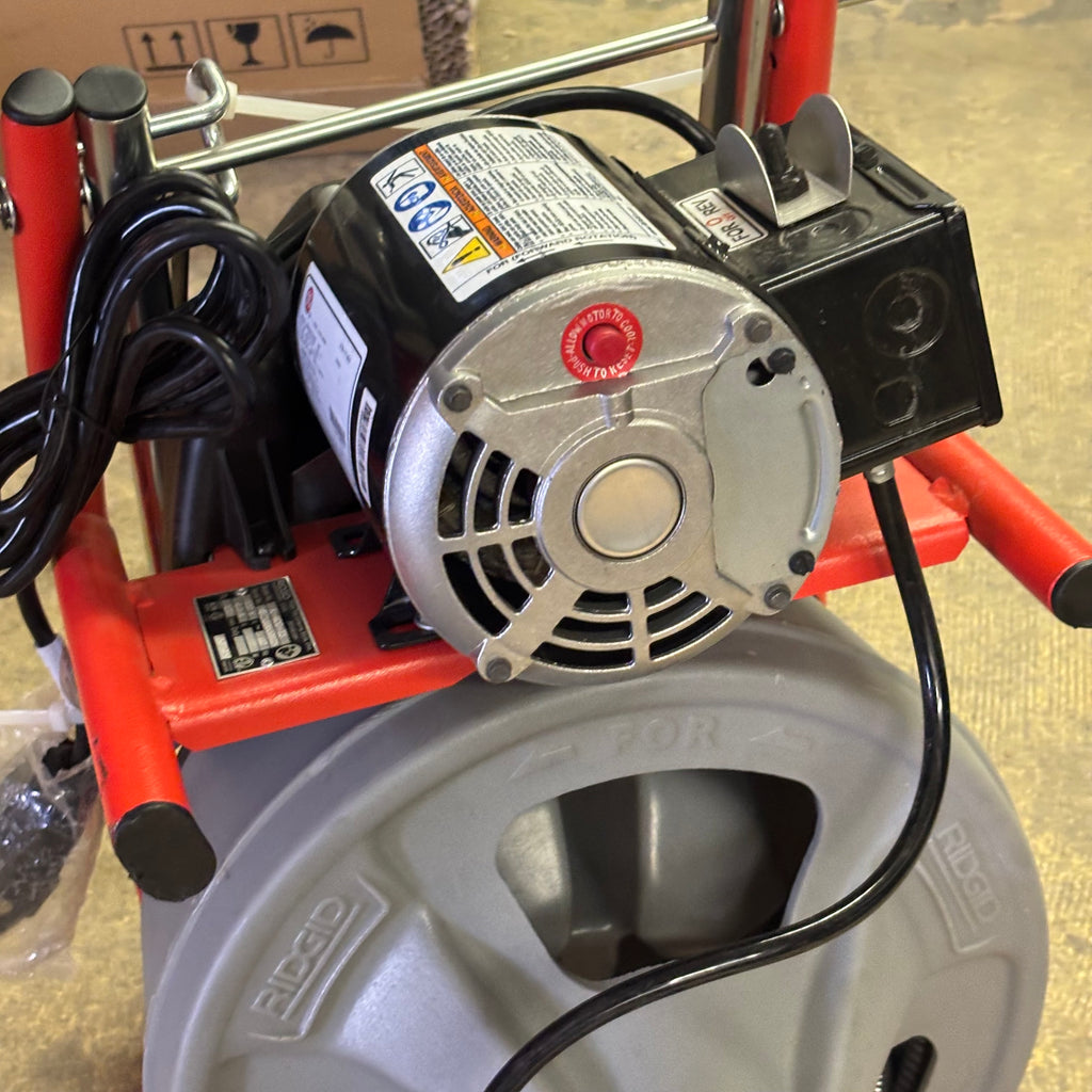 RIDGID K-400 DRAIN CLEANING SNAKE AUGER 120-VOLT DRUM MACHINE K-400-T3