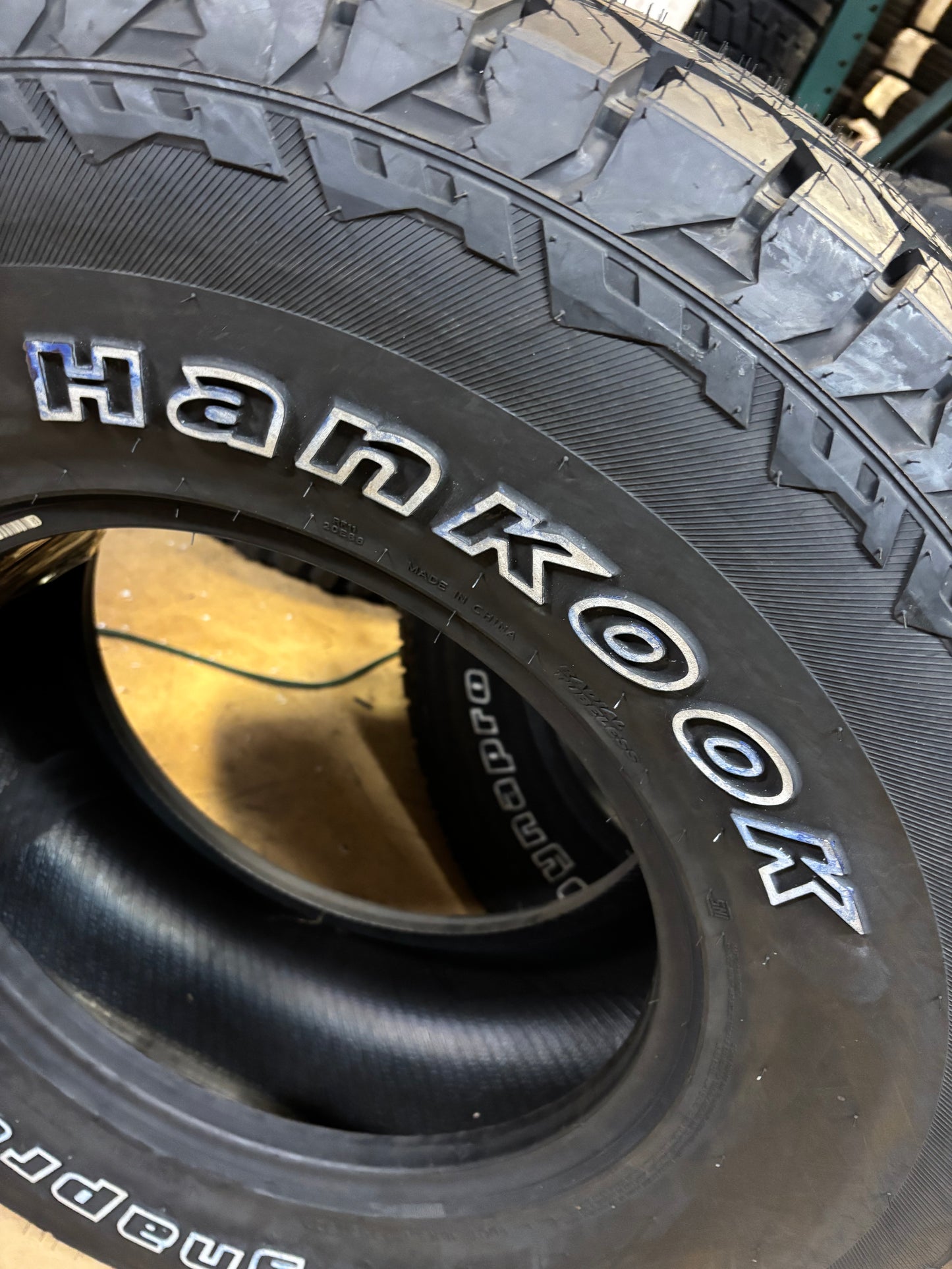 2 HANKOOK DYNAPRO AT2 BSW  BSW LT 35 12.5 17 121S LRE 10 PLY ALL TERRAIN TIRES 2021066