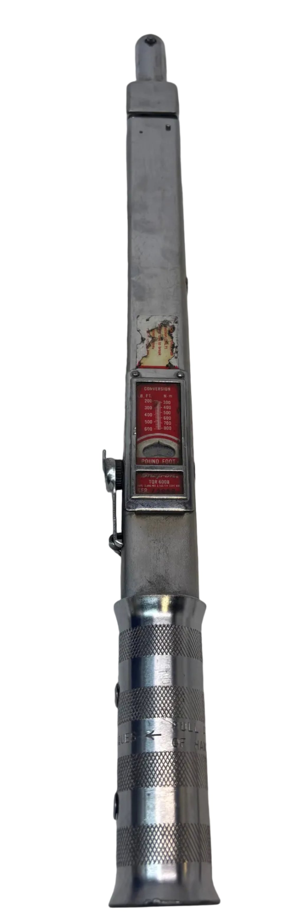 SNAP-ON 3/4" DRIVE TQR600B TORQUE WRENCH 200-600 FT/LB WITH L72T