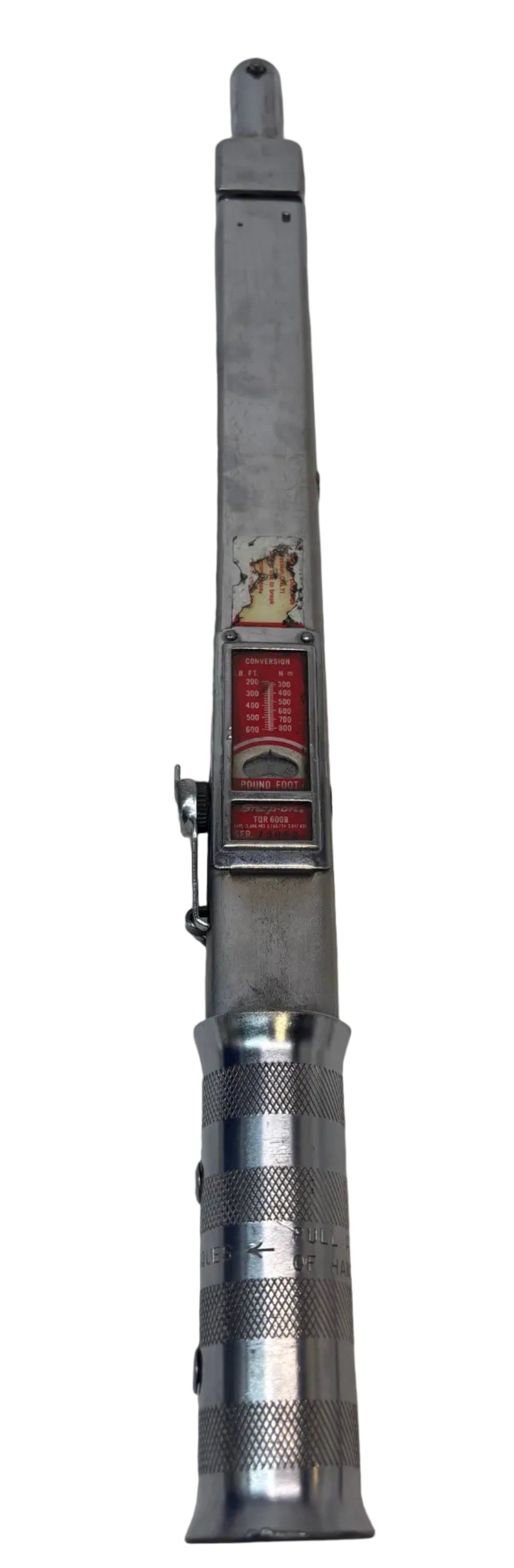 SNAP-ON 3/4" DRIVE TQR600B TORQUE WRENCH 200-600 FT/LB WITH L72T