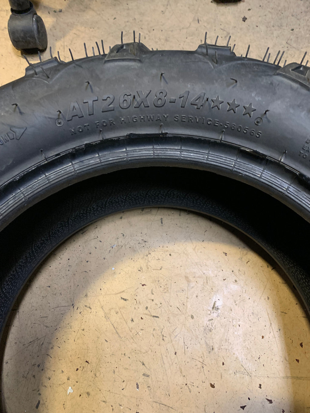 CARLISLE AT489 II BSW AT 26 8 14  ATV/UTV TIRE 560565
