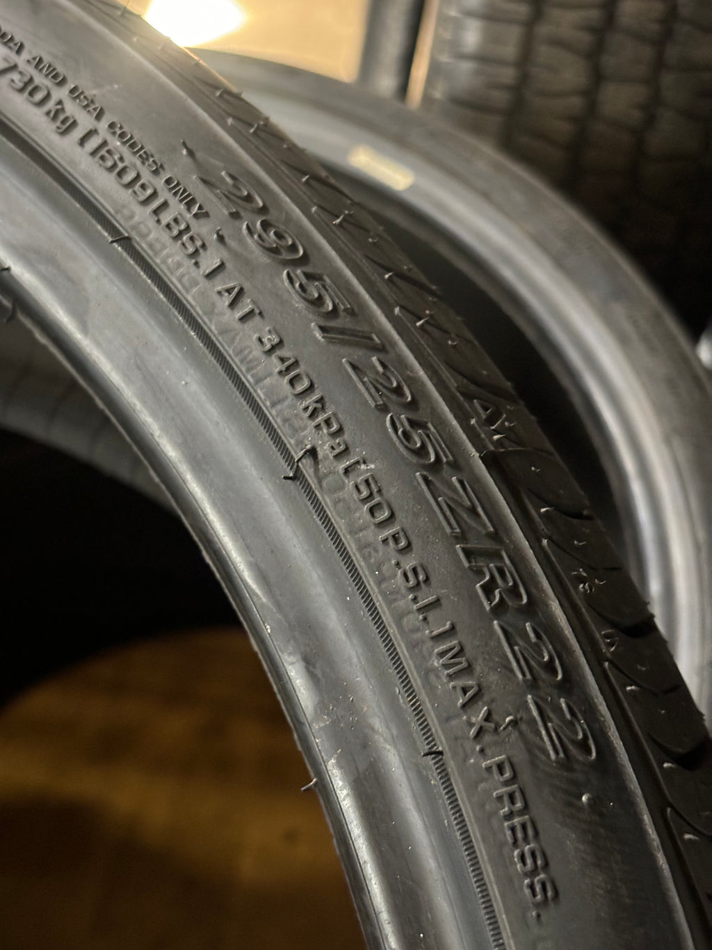 2 NOS NEXEN NFERA SU1 P 295 25 22 97Y XL SUMMER TIRES 14646NXK