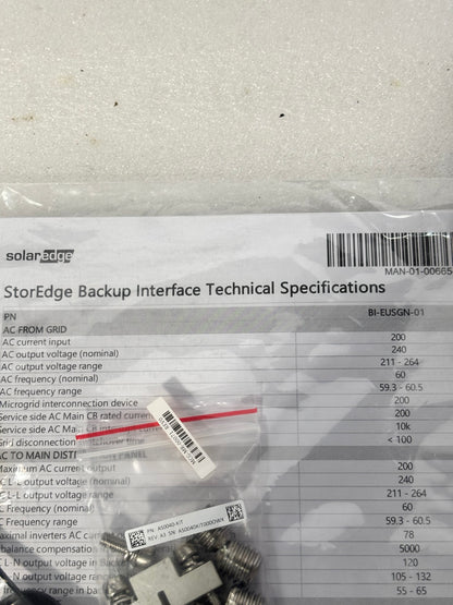 SOLAREDGE ENERGY HUB BACKUP INTERFACE SE-BI-EUSGN-02