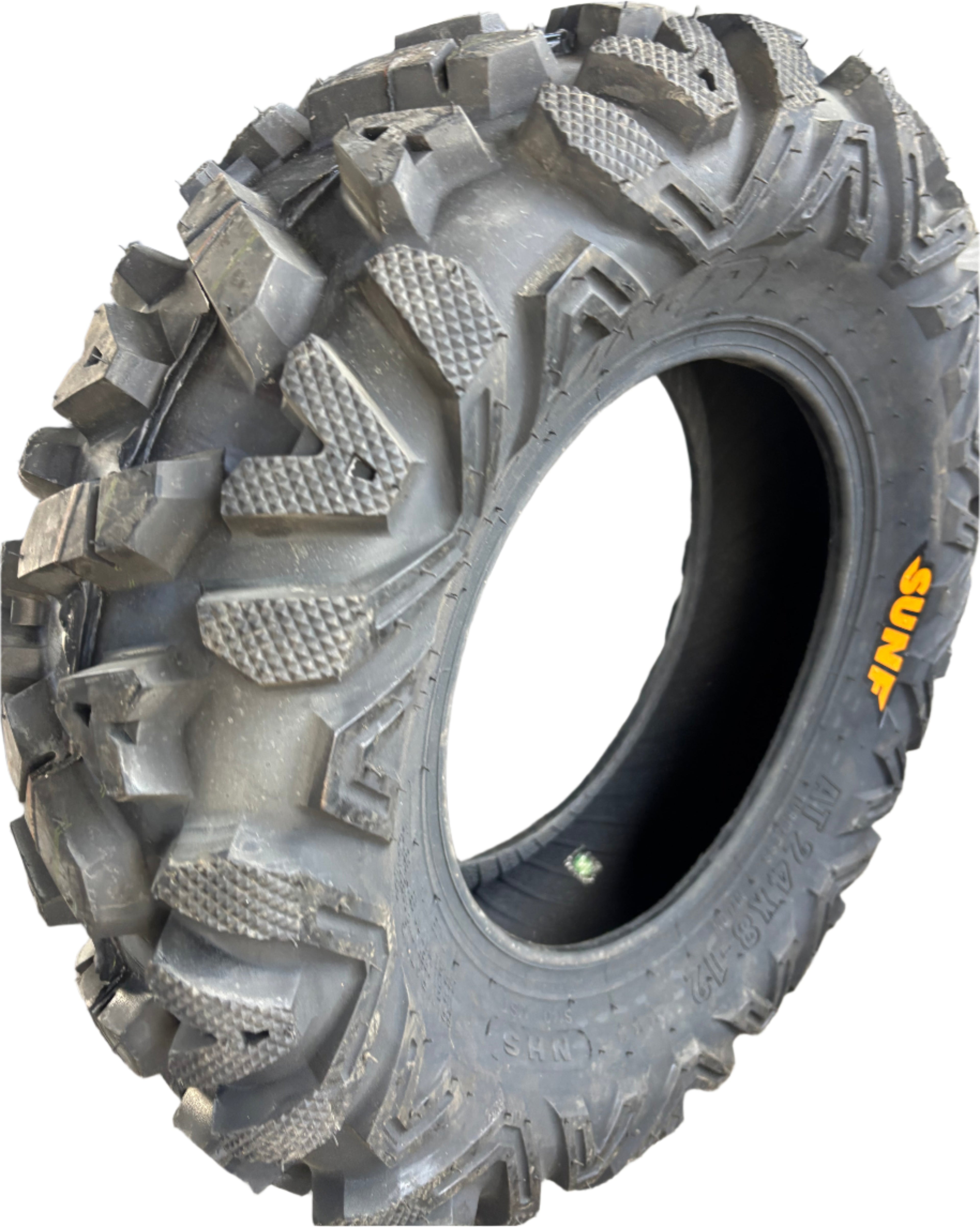NOS SUNF POWER A033 BSW AT 24 8 12  6PLY ATV/UTV TIRE 240812