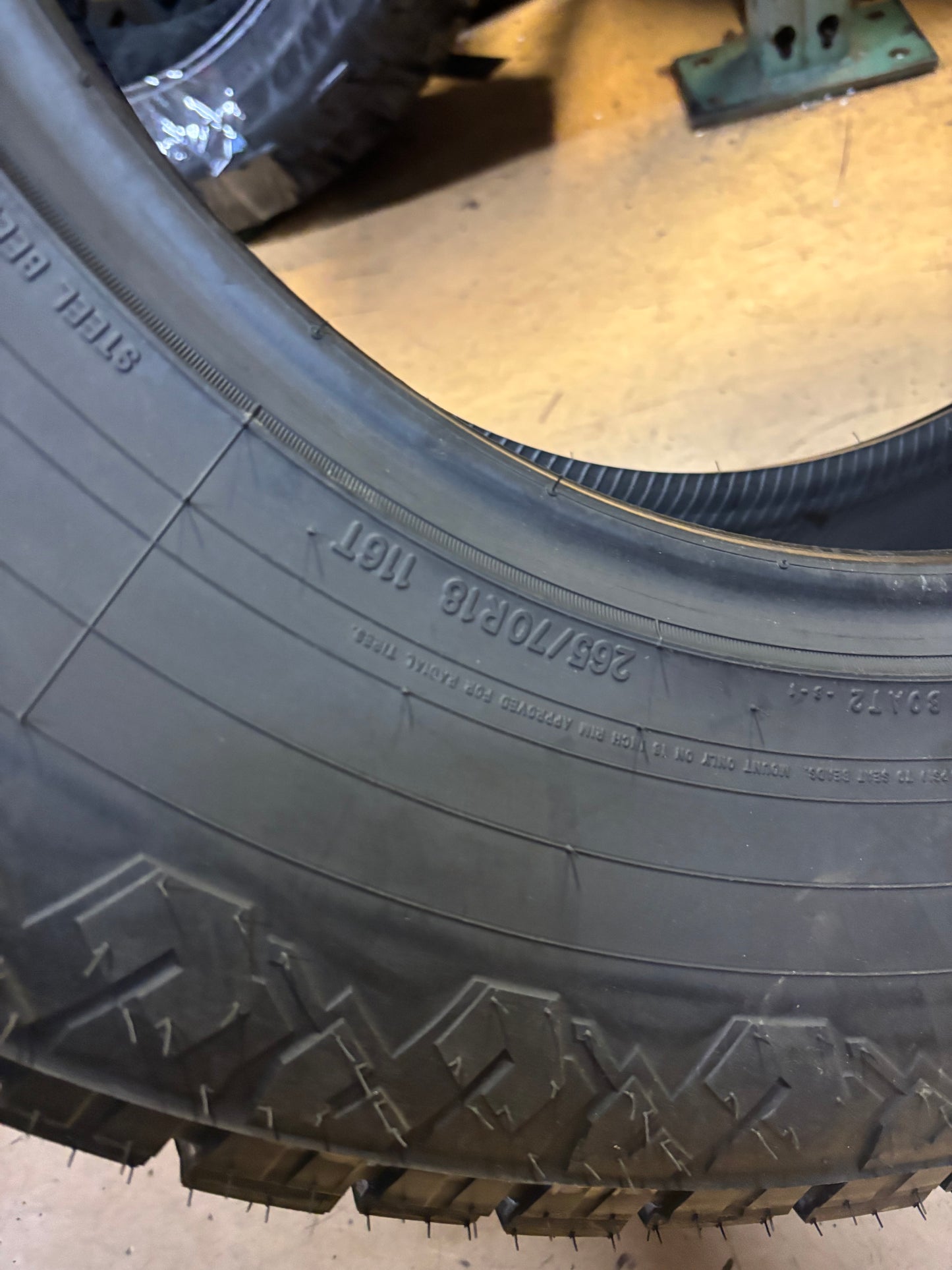 BIG O BIG FOOT A/T II BSW P 265 70 18 116T SL ALL TERRAIN TIRE BIGFT2657018