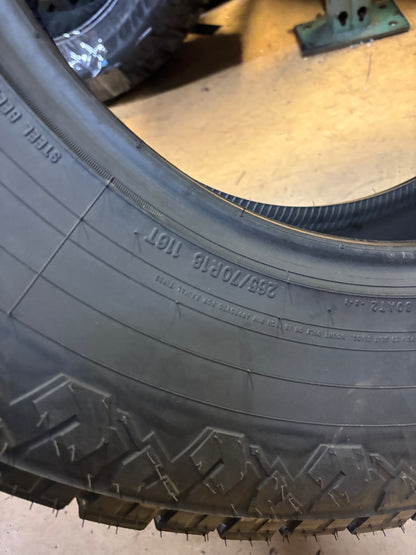 BIG O BIG FOOT A/T II BSW P 265 70 18 116T SL ALL TERRAIN TIRE BIGFT2657018