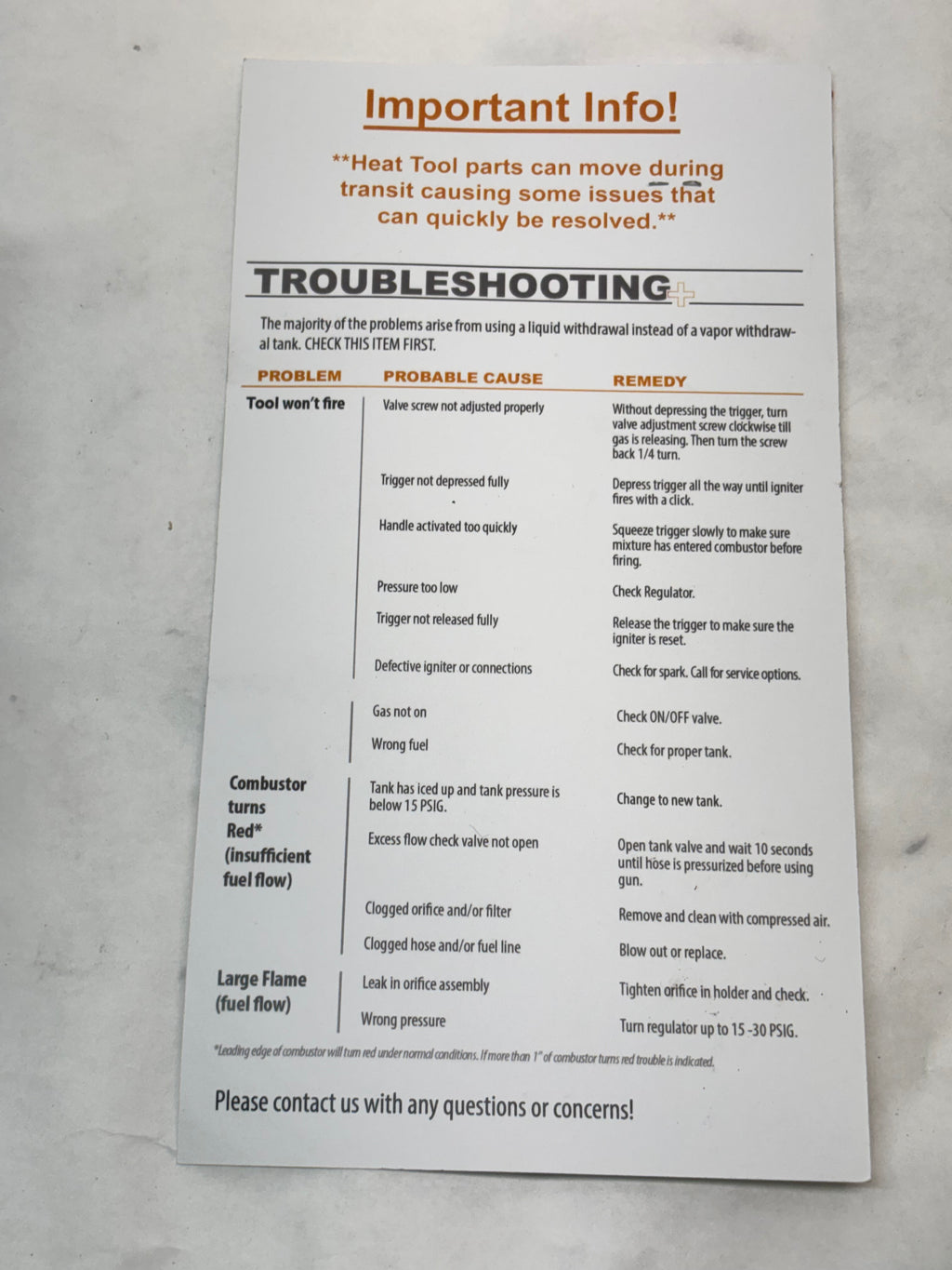 DR. SHRINK RAPIDSHRINK 100 PROPANE HEAT TOO DS-RS100
