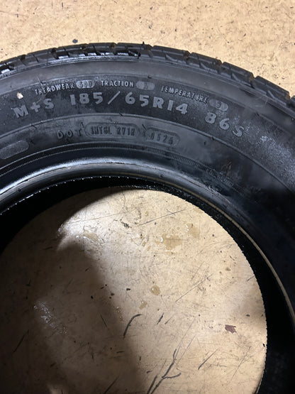 DOUGLAS TOURING A/S BSW P 185 65 14 86S ALL SEASON TIRE 356746092