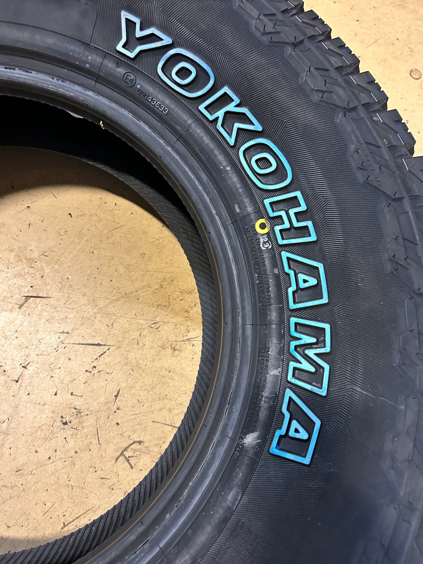 YOKOHAMA GEOLANDAR A/T4 G018 OWL P 265 75 16 116T SL ALL TERRAIN TIRE 110101891