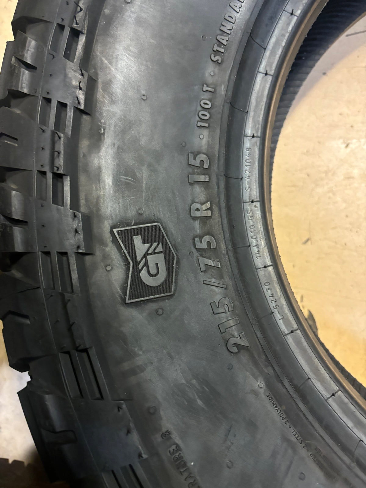 GENERAL GRABBER A/T X RWL P 215 75 15 100T SL ALL TERRAIN TIRE 04503850000