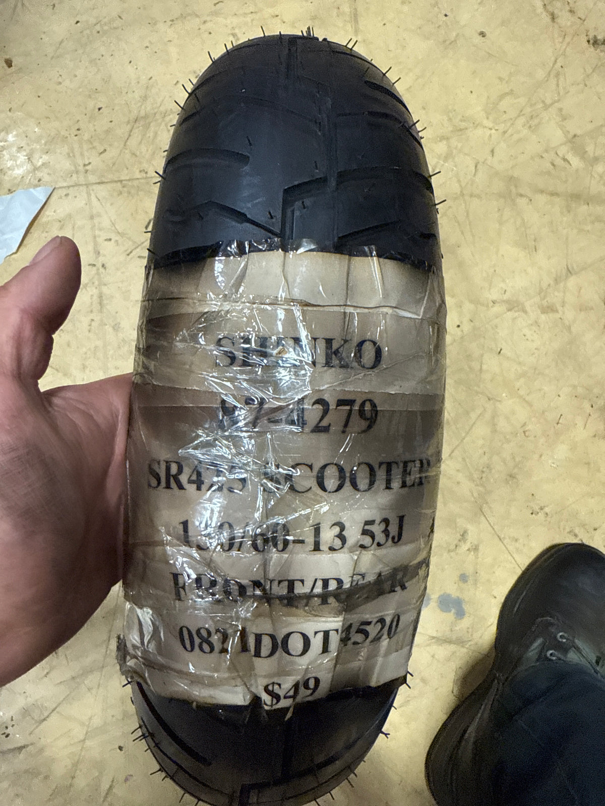NOS SHINKO SR425 130 60 13 53J FRONT/REAR SCOOTER TIRE 87-4279