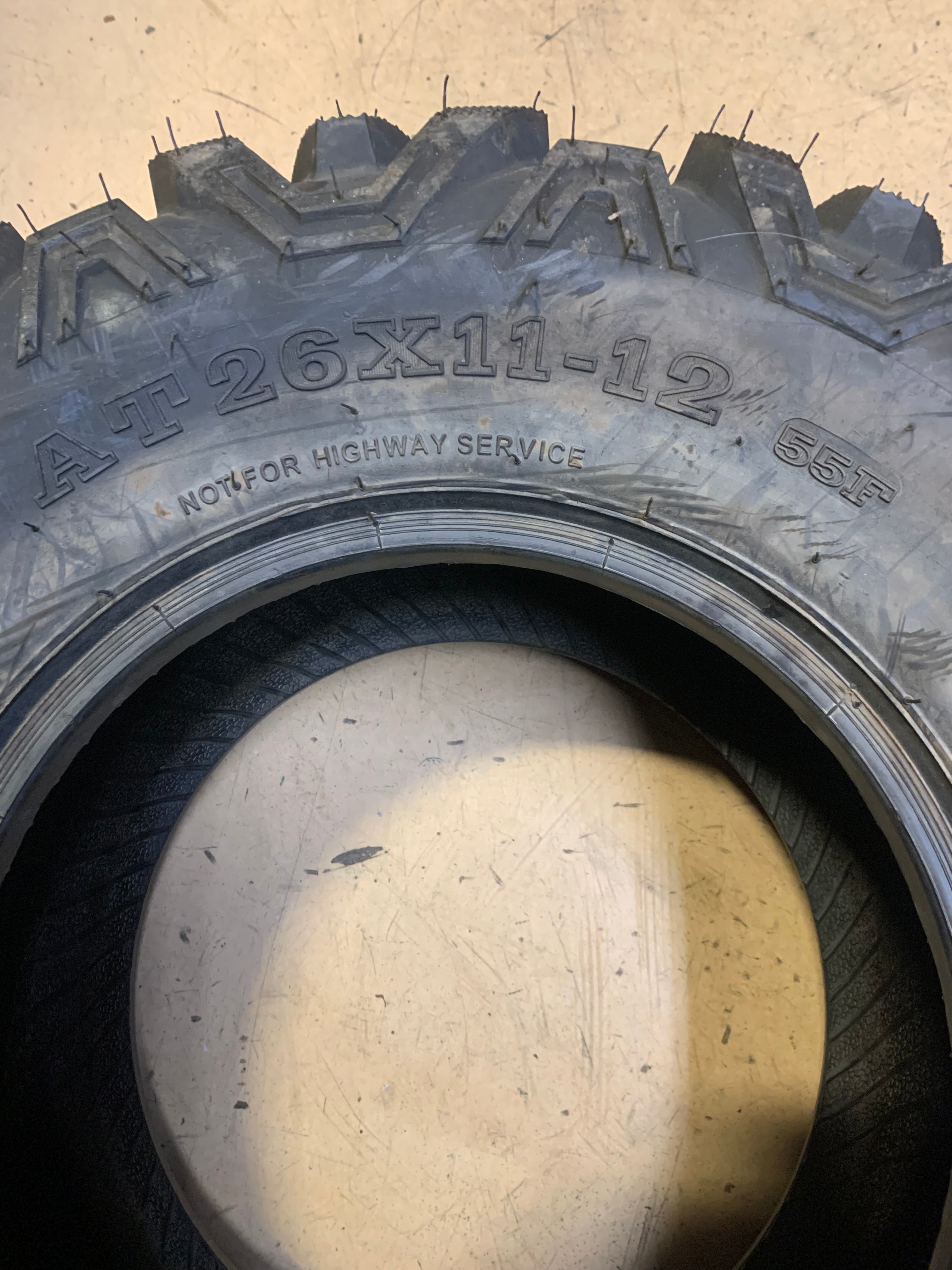 MASSFX  BSW AT 26 11 12 55F 6PLY ATV/UTV TIRE KV261112