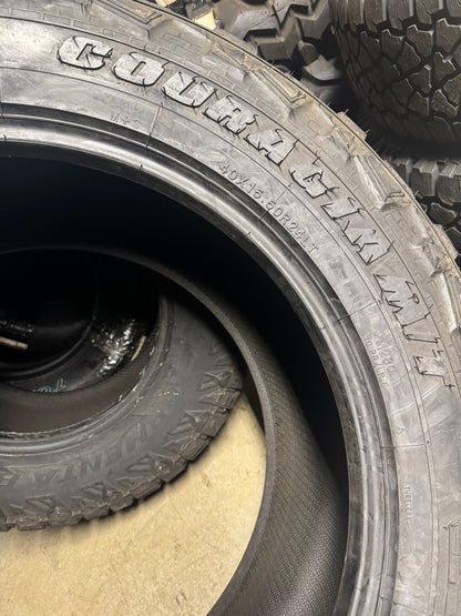 NOS FEDERAL COURAGIA M/T BSW LT 40 15.5 24 128Q 10PLY MUD TERRAIN TIRE 462GDAFA
