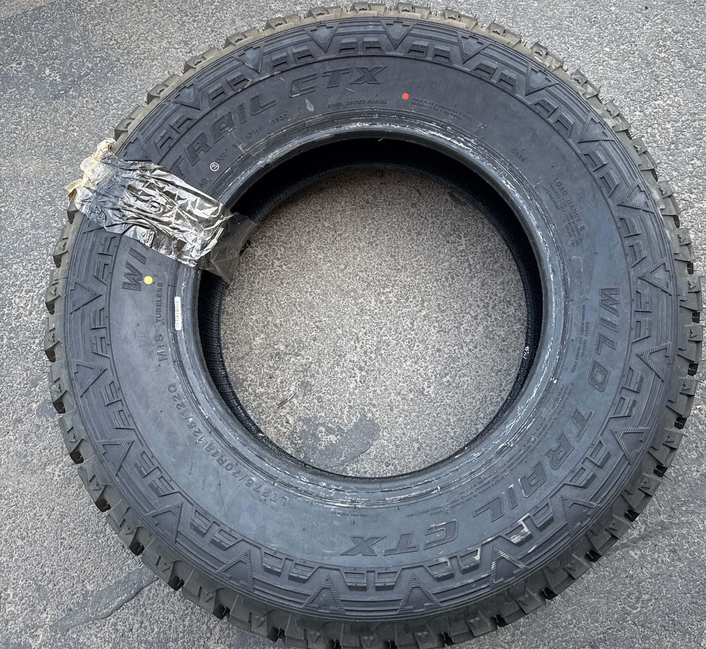 WILD TRAIL CTX LT 275 70 18 125/122Q LRE 10PLY NON-STUDDED TIRE TBC-WCX72