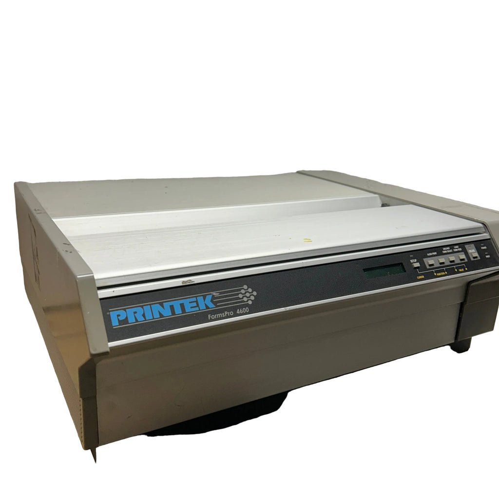 USED PRINTEK FORMSPRO 4600 DOT MATRIX PRINTER 92361