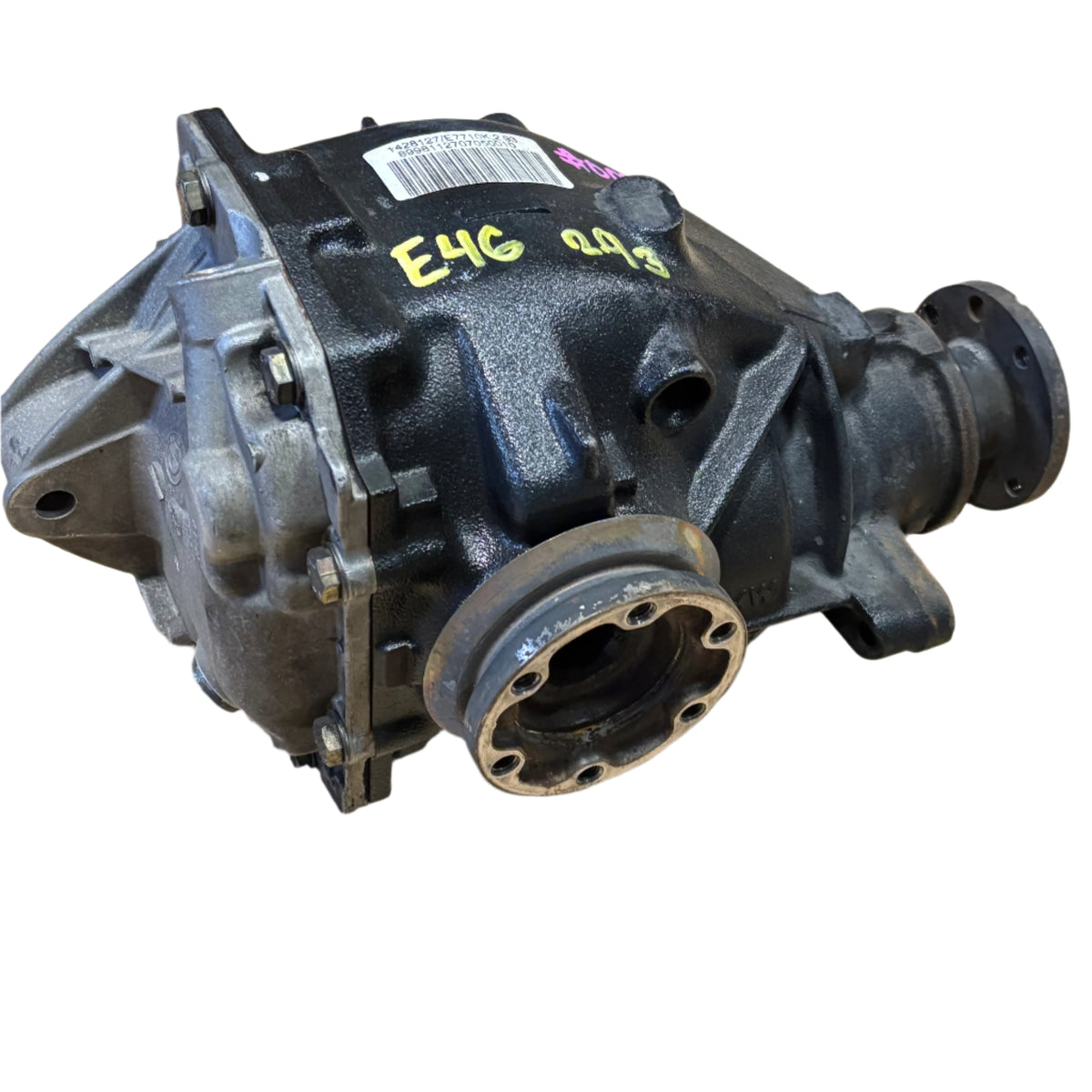 USED BMW REAR OPEN DIFFERENTIAL MANUAL TRANS E46 2.93 RATIO 1428127
